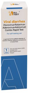 Omgangssyke Kombotest 4-i-1 (Norovirus, Rotavirus, Adenovirus, Astrovirus) Hjemmetest